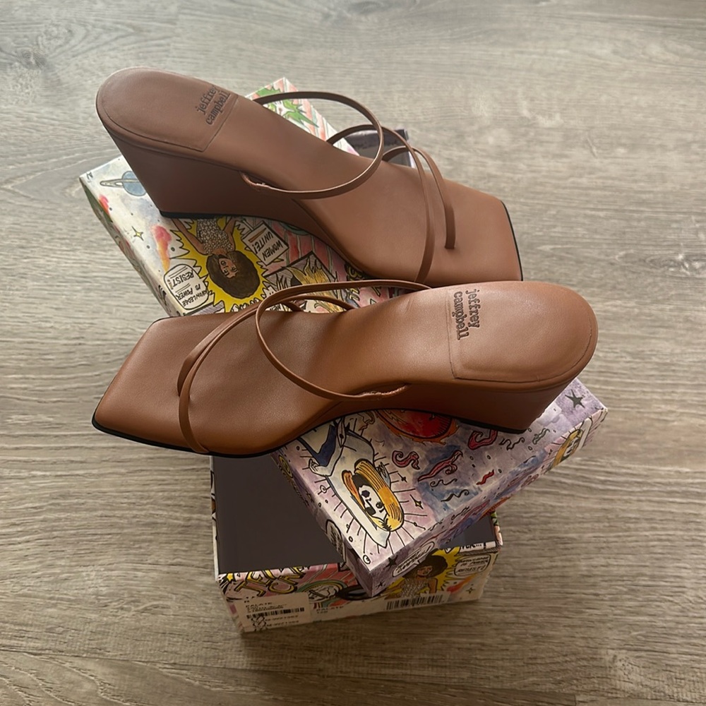 Jeffery Campbell palate strappy wedge